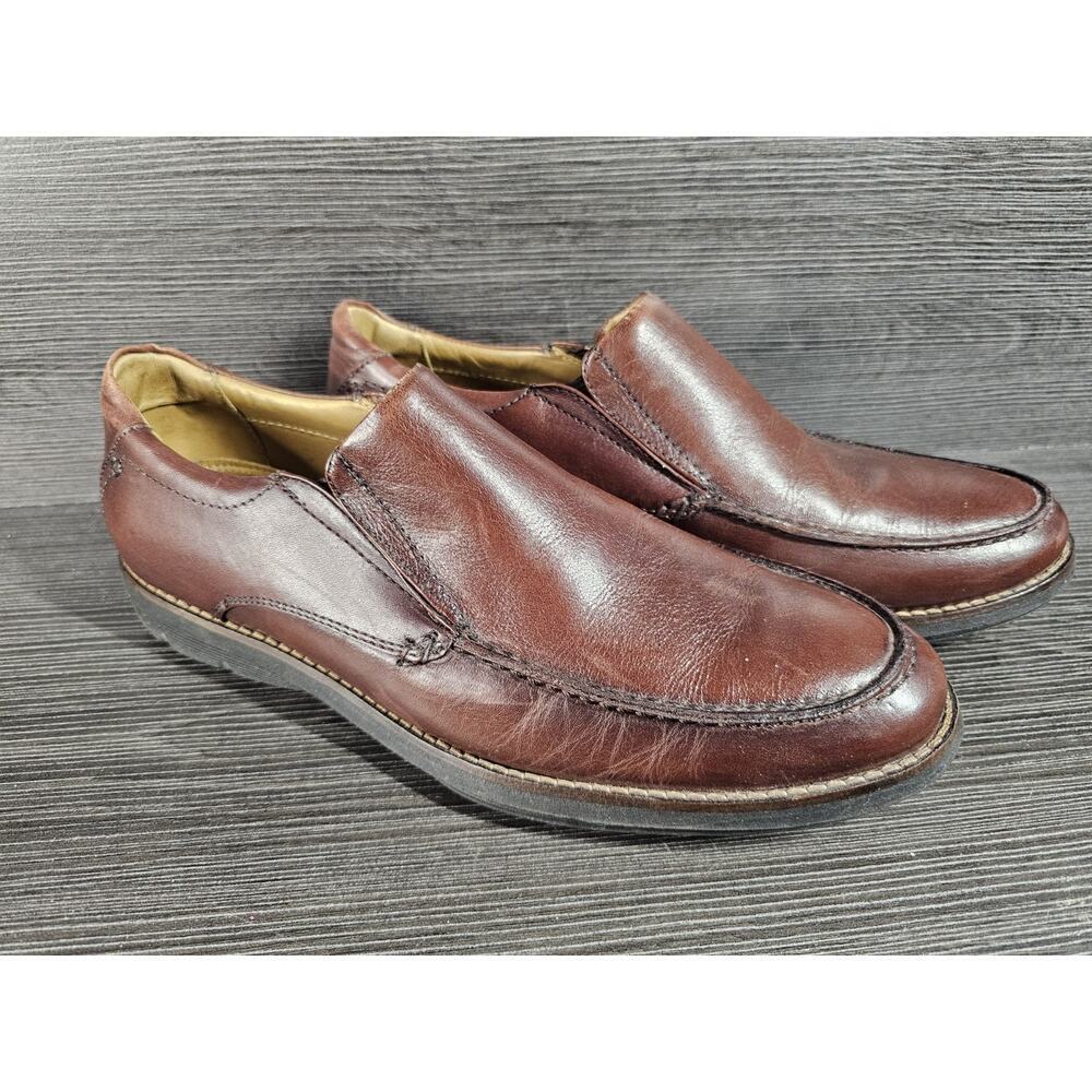 American Classic DelaRentis Handcrafted Brown Loafer Slip On Shoes Size 8M